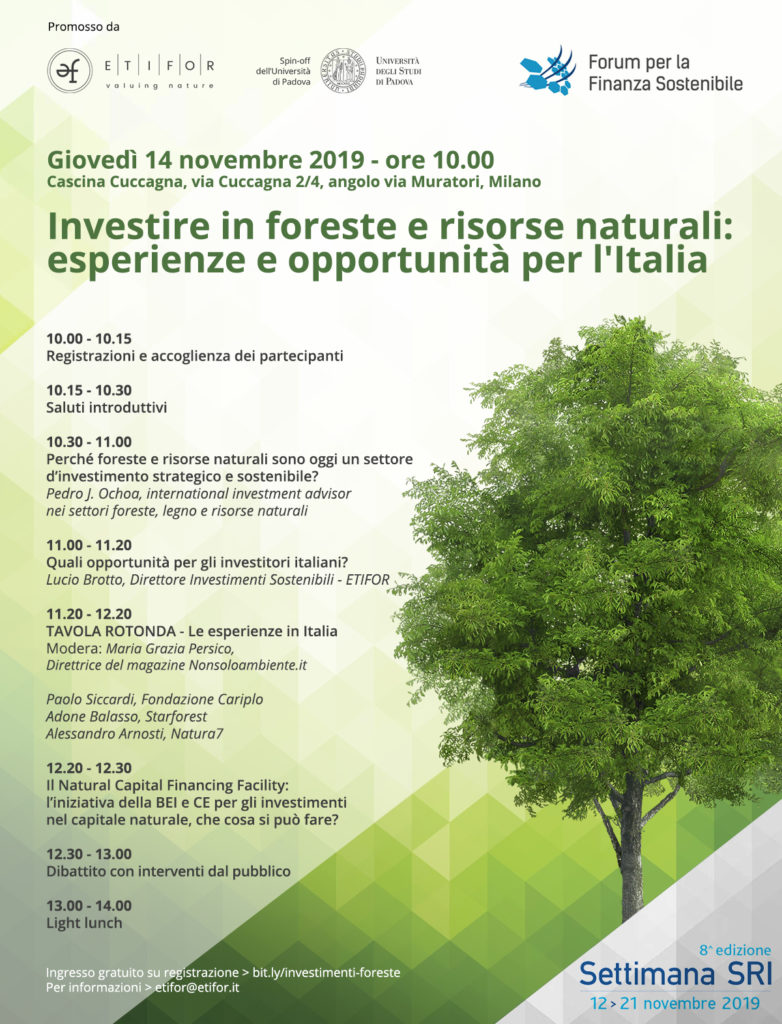 Locandina e programma dell'evento